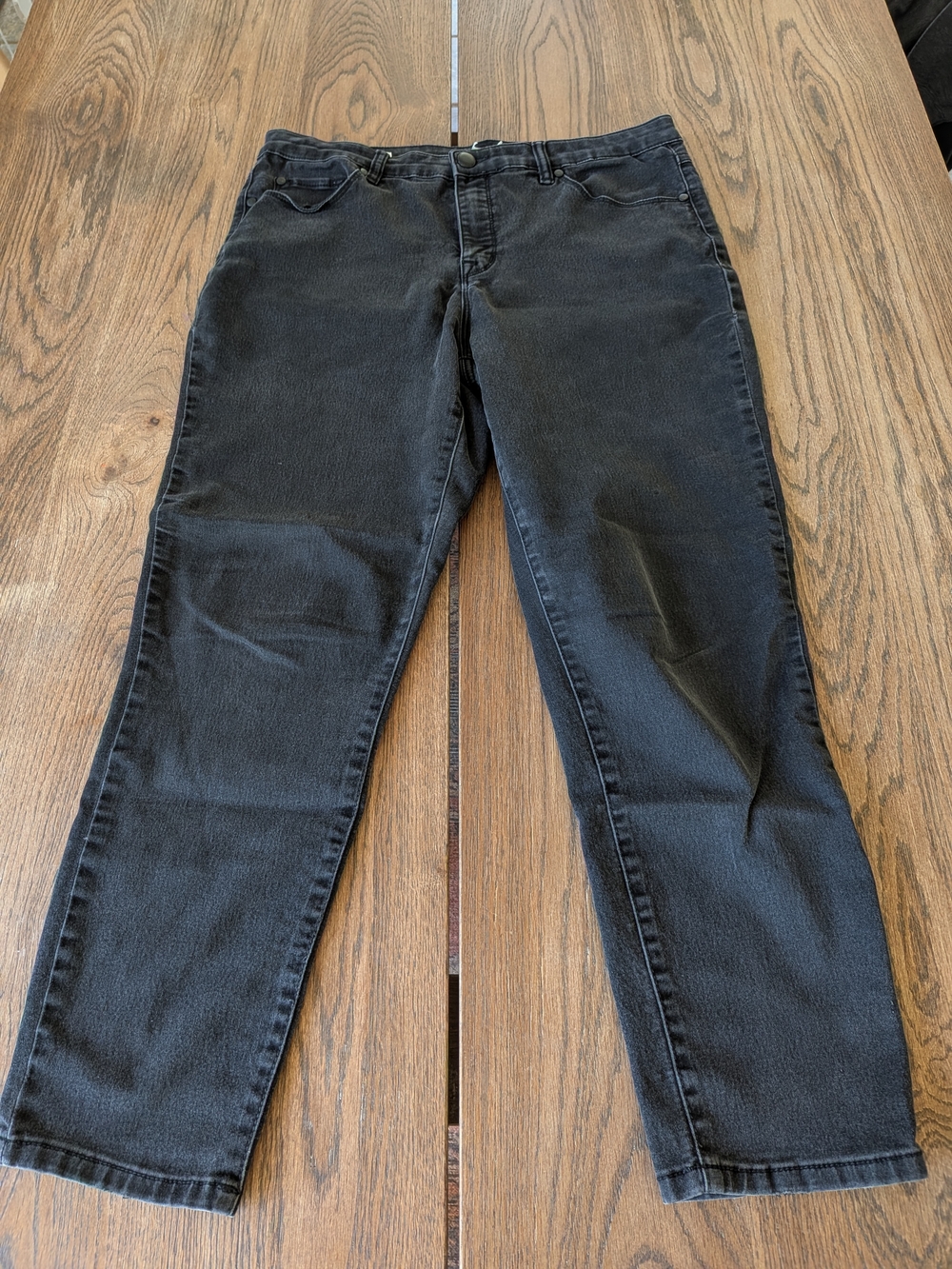 Tribal Jeans Women's Black Ankle Jegging Jeans Pants Size 14